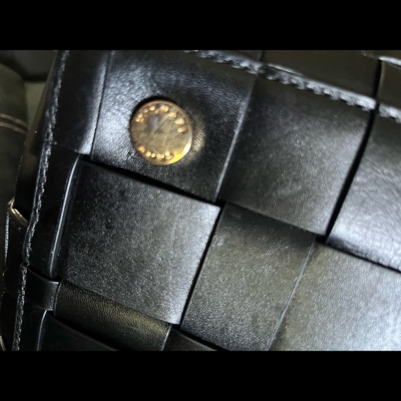 Michael Kors black basket weave bag - Picture 1 of 8